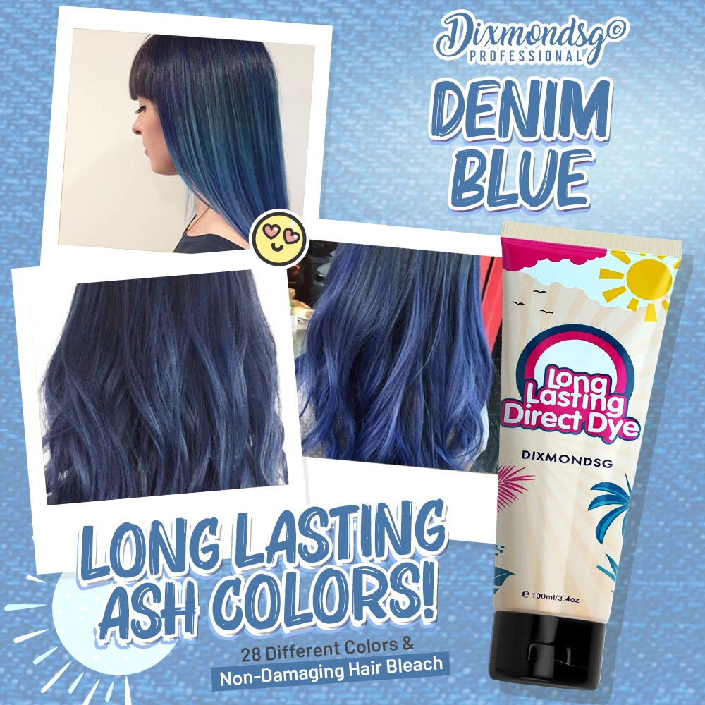 Dixmondsg Denim Blue Hair Dye | Dixmondsg