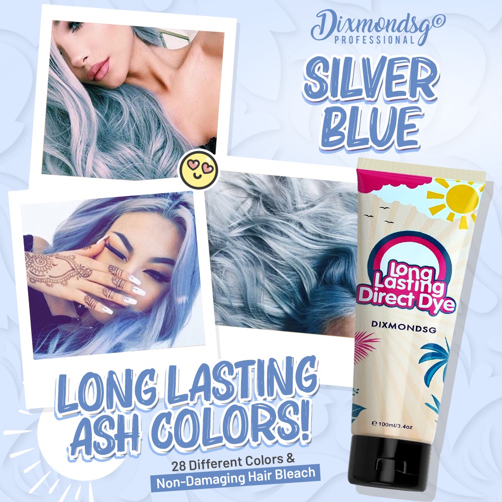 Dixmondsg Silver Blue Hair Dye | Dixmondsg